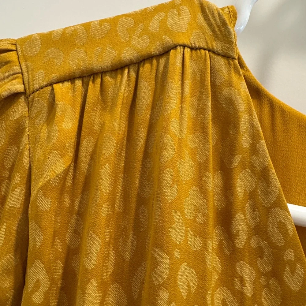 Ann Taylor Long Sleeve Faux Wrap Dress - Picture 3 of 7